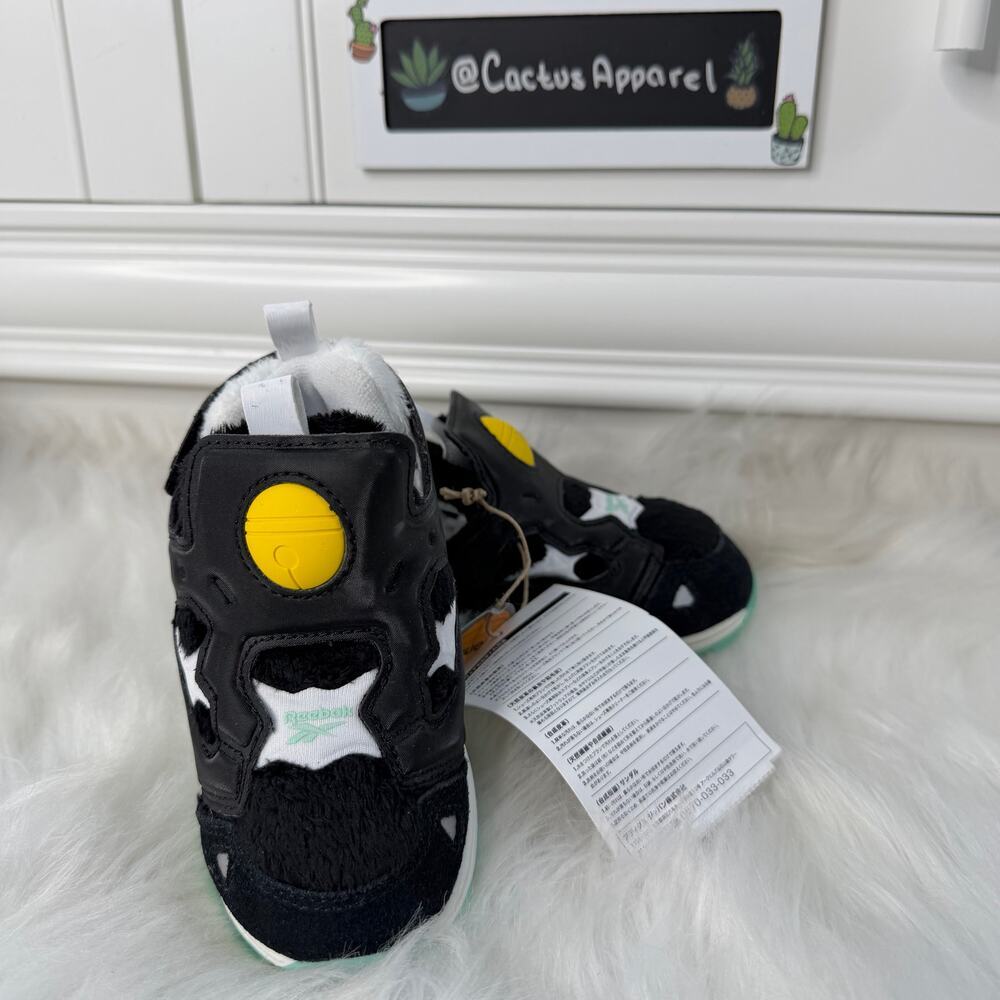 New Atmos x Doraemon x Reebok Insta Pump Fury Sneakers Size 7